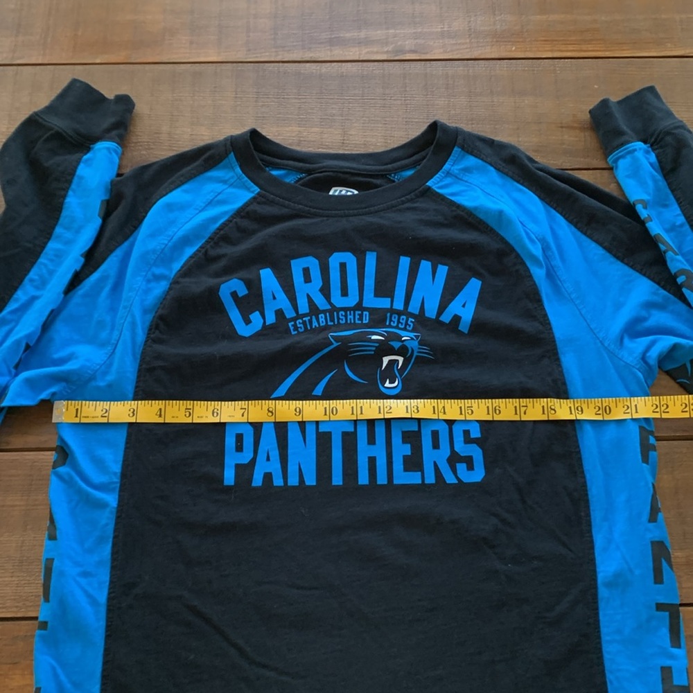 Carolina Panthers Long Sleeve Shirt, XL - Picture 6 of 8